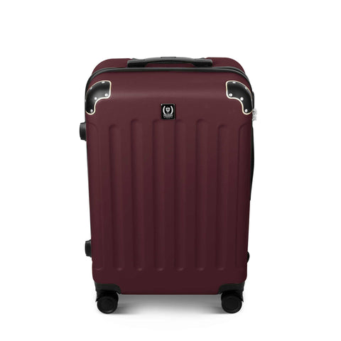  SF-5002, juego de maletas de 3 piezas, Burdeos, dorado, juego de maletas de 3 piezas, viaje, maleta, juego de maletas