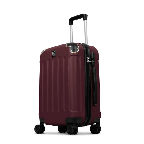  SF-5002, juego de maletas de 3 piezas, Burdeos, dorado, juego de maletas de 3 piezas, viaje, maleta, juego de maletas
