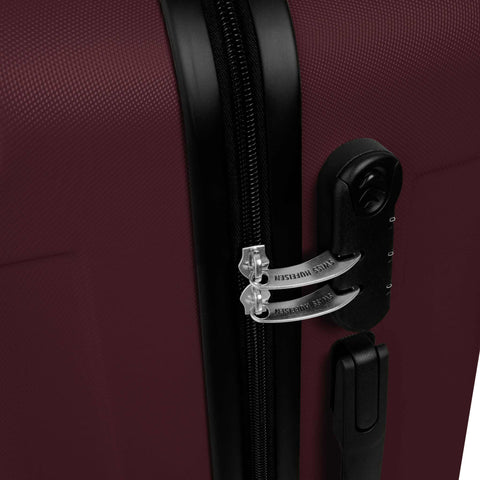  SF-5002, juego de maletas de 3 piezas, Burdeos, dorado, juego de maletas de 3 piezas, viaje, maleta, juego de maletas