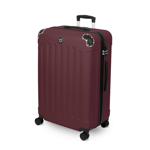  SF-5002, juego de maletas de 3 piezas, Burdeos, dorado, juego de maletas de 3 piezas, viaje, maleta, juego de maletas