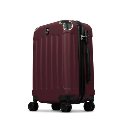  SF-5002, juego de maletas de 3 piezas, Burdeos, dorado, juego de maletas de 3 piezas, viaje, maleta, juego de maletas