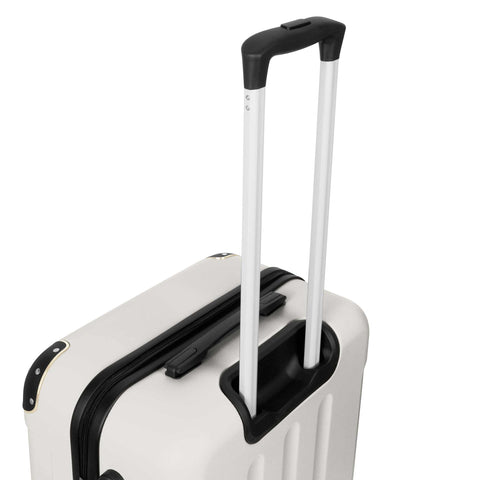  SF-5003, juego de maletas de 3 piezas, color crema y dorado, juego de maletas de 3 piezas, maleta de viaje, juego de maletas