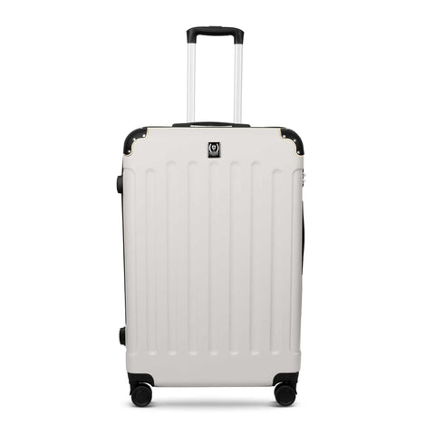  SF-5003, juego de maletas de 3 piezas, color crema y dorado, juego de maletas de 3 piezas, maleta de viaje, juego de maletas