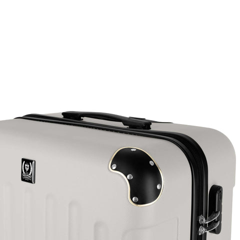  SF-5003, juego de maletas de 3 piezas, color crema y dorado, juego de maletas de 3 piezas, maleta de viaje, juego de maletas