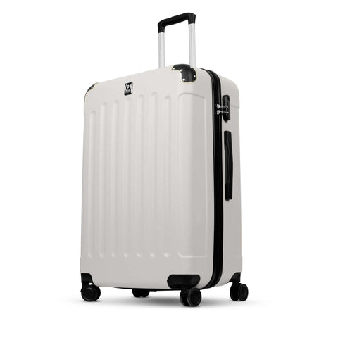  SF-5003, juego de maletas de 3 piezas, color crema y dorado, juego de maletas de 3 piezas, maleta de viaje, juego de maletas