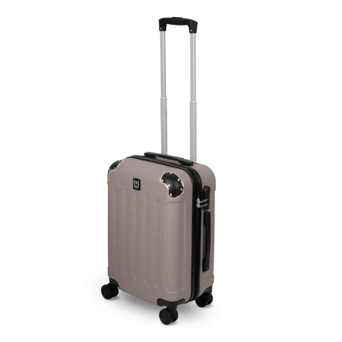  SF-5004, juego de maletas de 3 piezas, color topo, oro rosa, juego de maletas de 3 piezas, viaje, maleta, juego de maletas